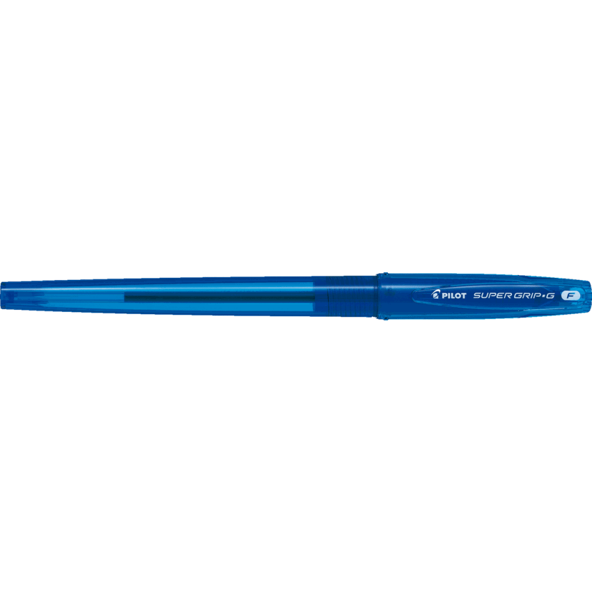 Pilot® Super Grip-G Stick Pen Fine Point Blue