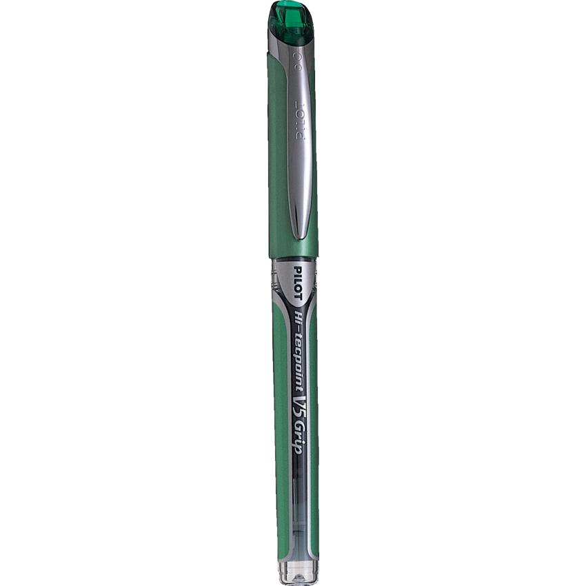 Pilot® Hi-Tecpoint Grip Liquid Ink Roller Pens 0.5 mm Green