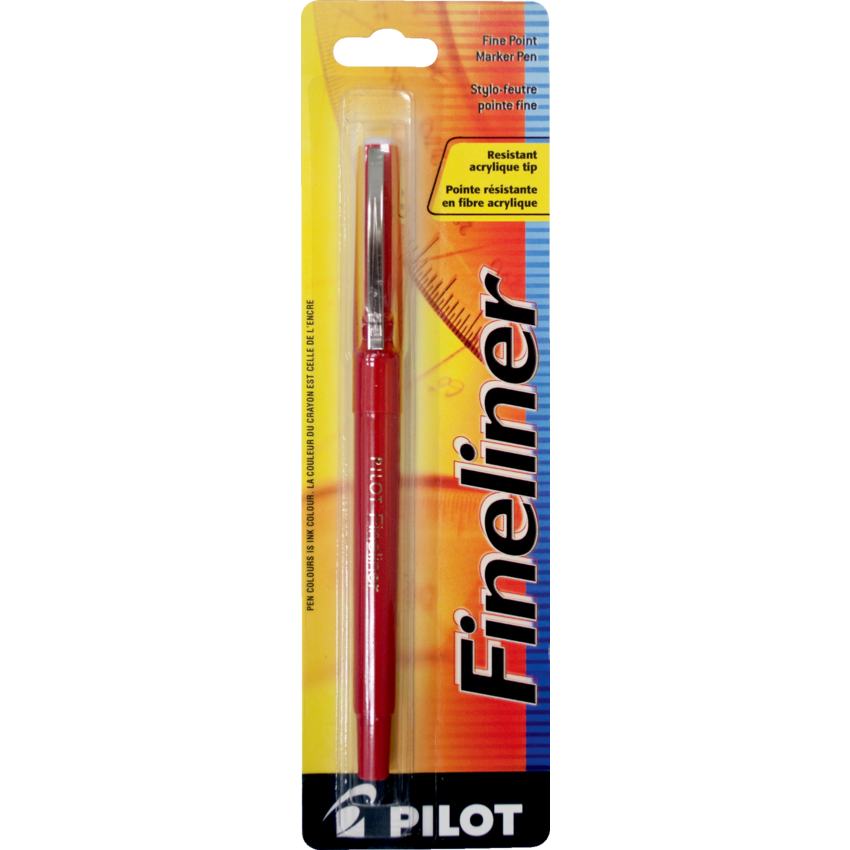 Pilot® Fineliner Markers 0.4 mm Red