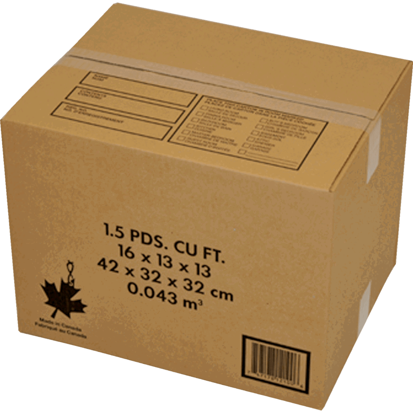 Crownhill Moving Boxes 1.5 cu. ft. Kraft 10/pkg