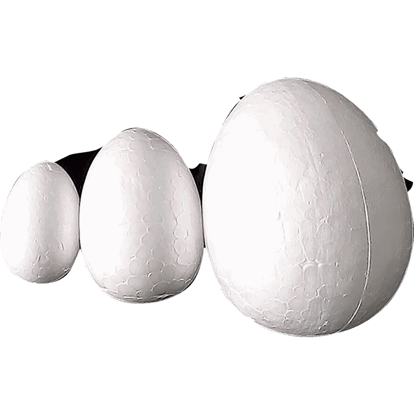 DBLG Styrofoam Eggs 50/pkg