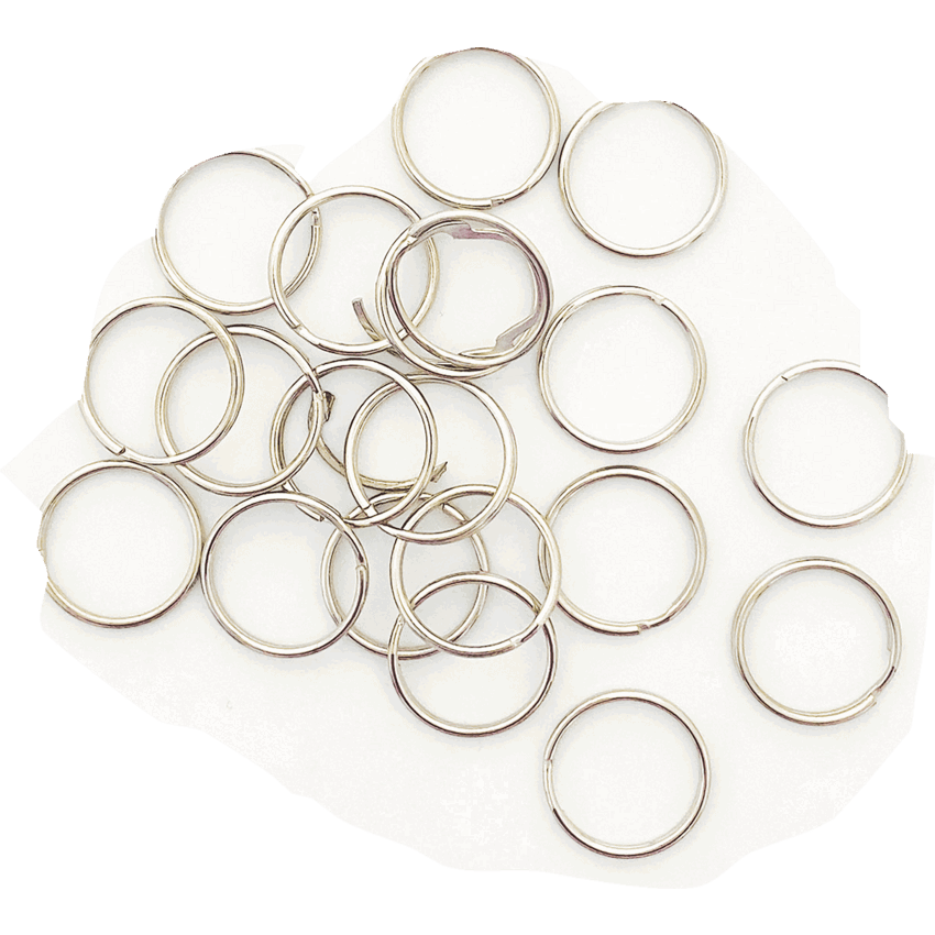 DBLG Split Key Rings 25mm 100/pkg