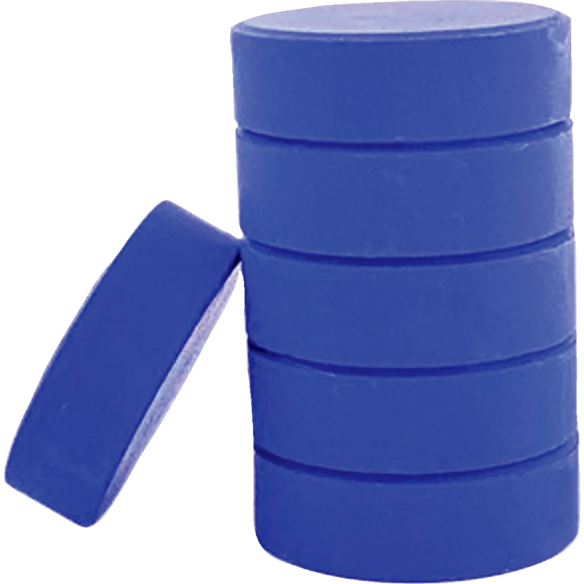 DBLG Tempera Paint Blocks 59 mm x 19 mm Blue 6/pkg