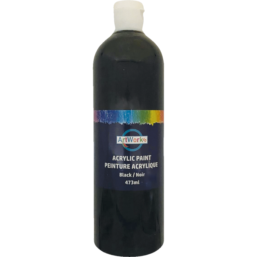 ArtWorks Acrylic Paints 473 mL Black