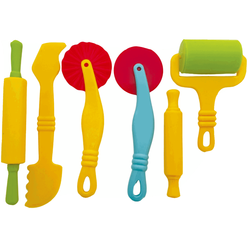 DBLG Plastic Dough Tools 6/pkg