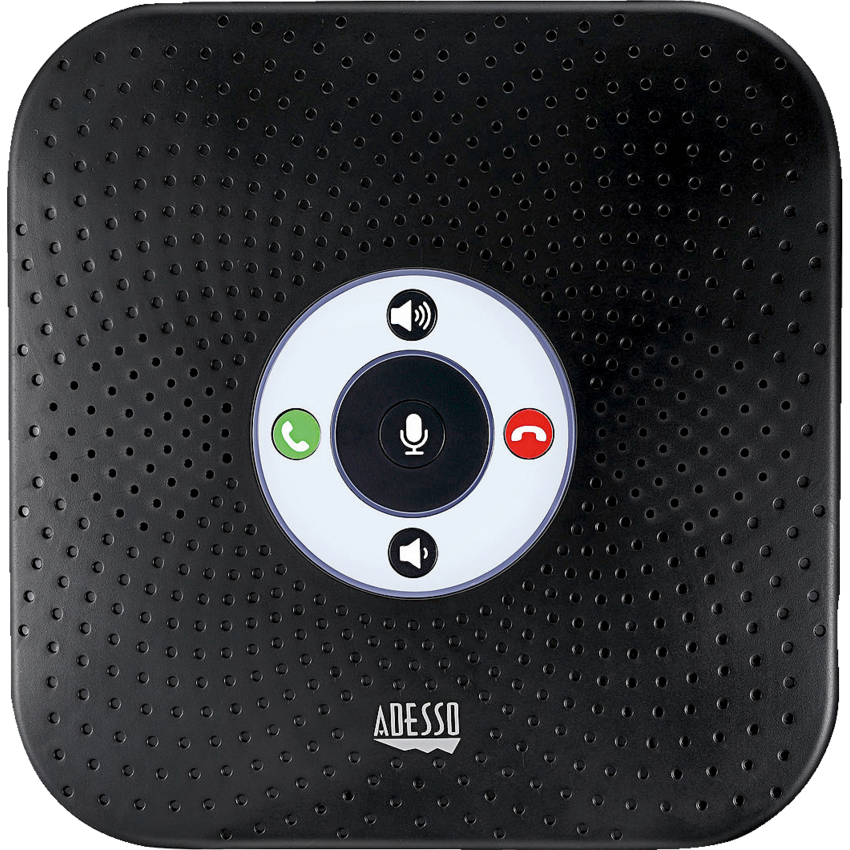 Adesso® Xtream S8 360° Conference Call Bluetooth®/Wired Speaker with Microphone Black