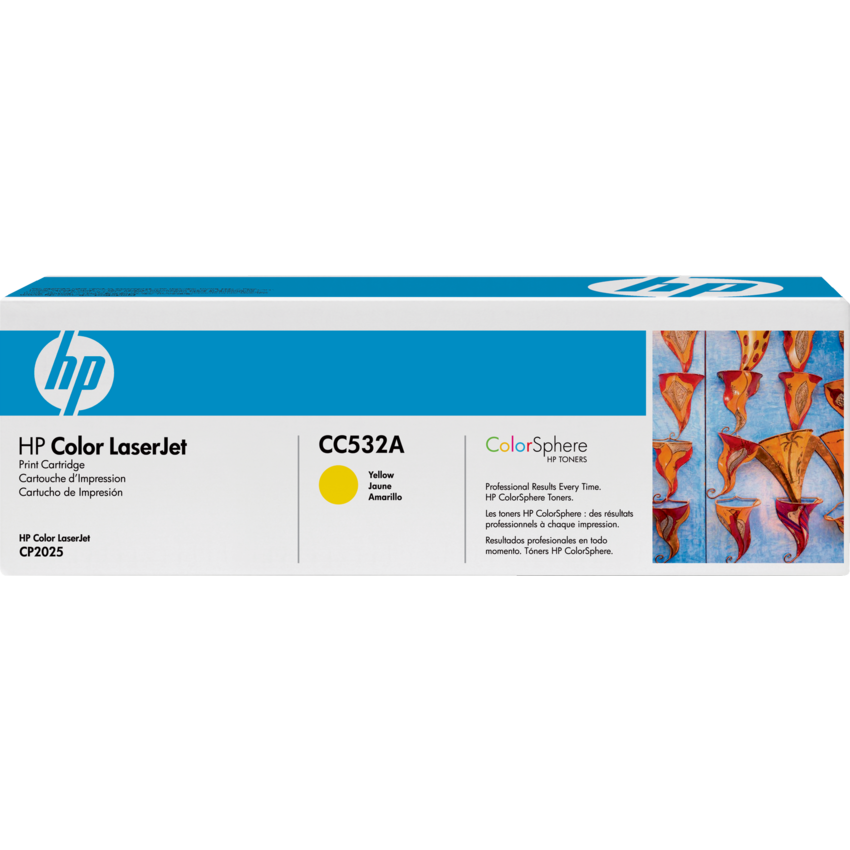 HP LaserJet Laser Cartridge #304A Yellow