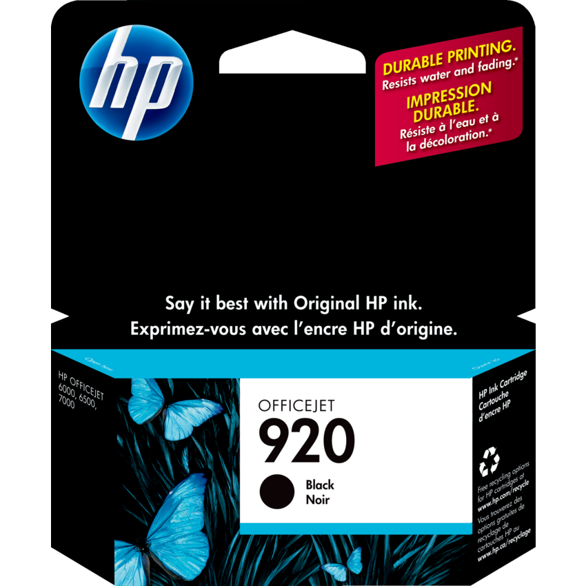 HP Inkjet Cartridge CD971AN #920 Black