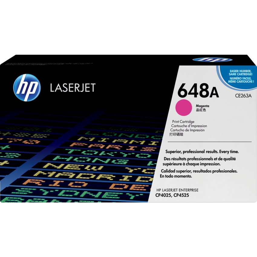 HP LaserJet Laser Cartridge #648A Magenta