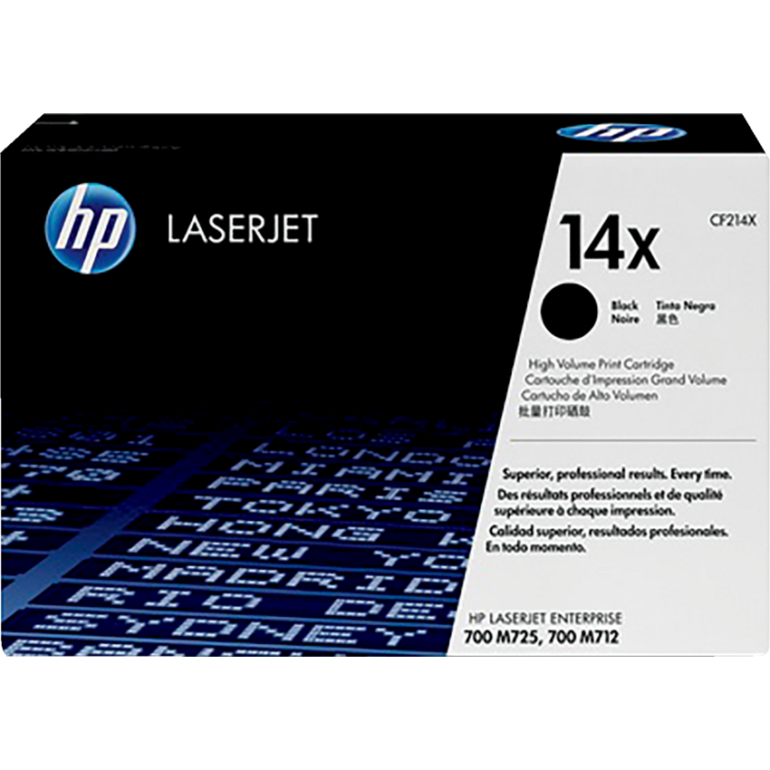 HP Laser Cartridges #14X Black