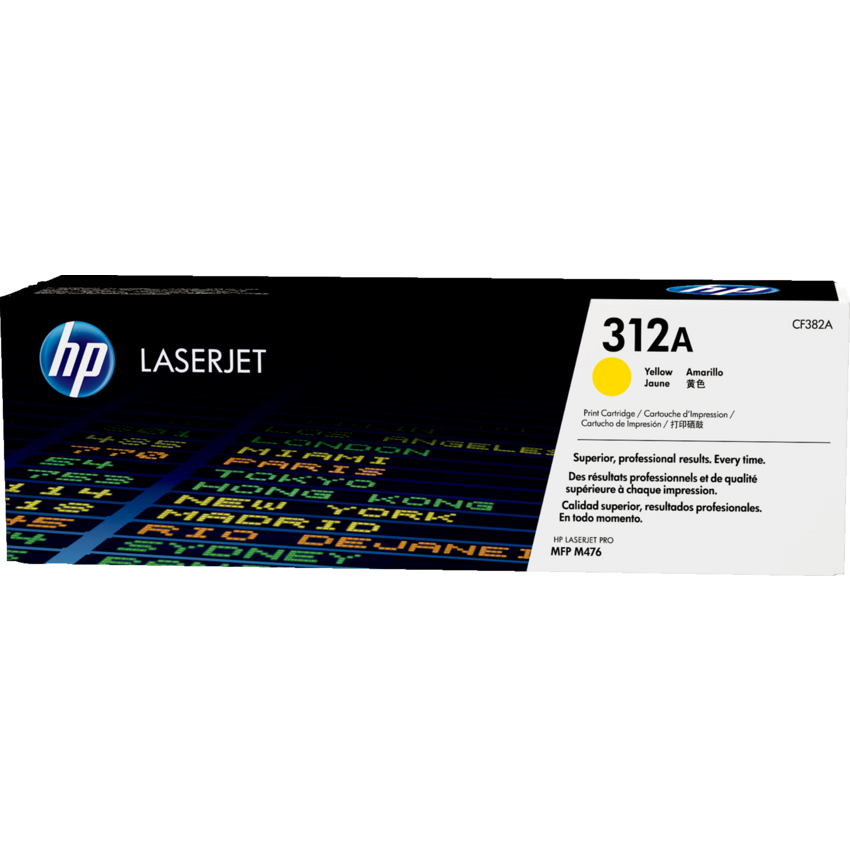 HP Laser Cartridge CF382A #312A Yellow
