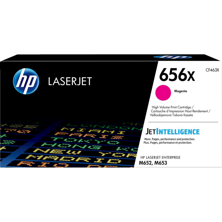 HP LaserJet Laser Cartridge #656X High Yield Magenta