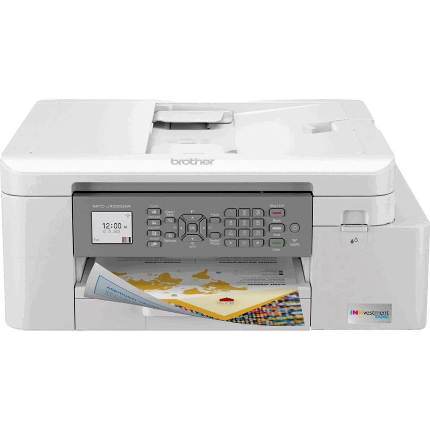 Brother INKvestment Tank MFCJ4335DW All-in-One Colour Inkjet Printer