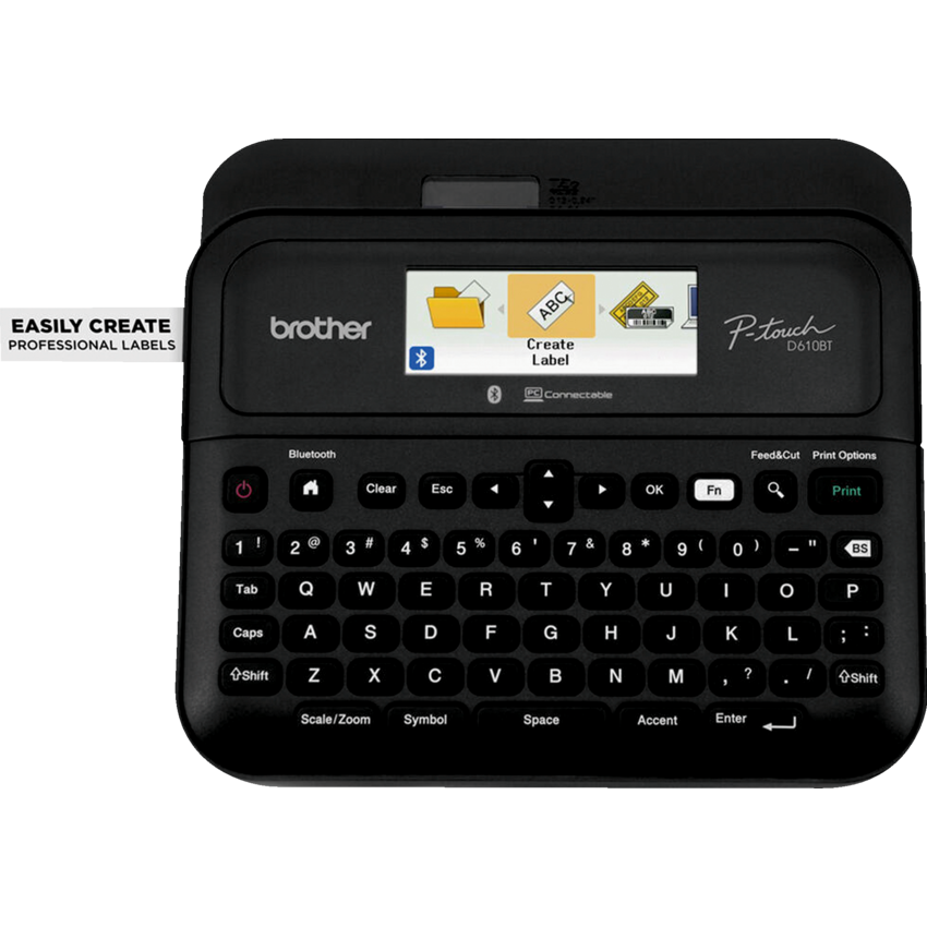 Brother® P-Touch® PT-D610BT Label Printer Black