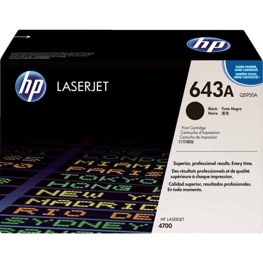 HP LaserJet Laser Cartridge #643A Black