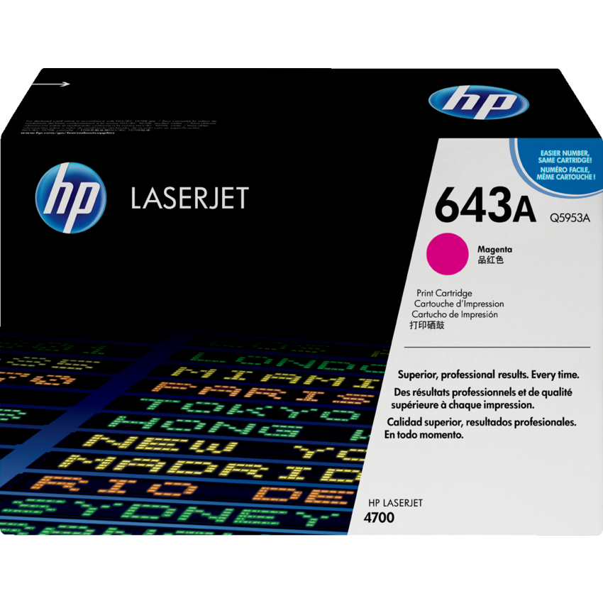 HP LaserJet Laser Cartridge #643A Magenta