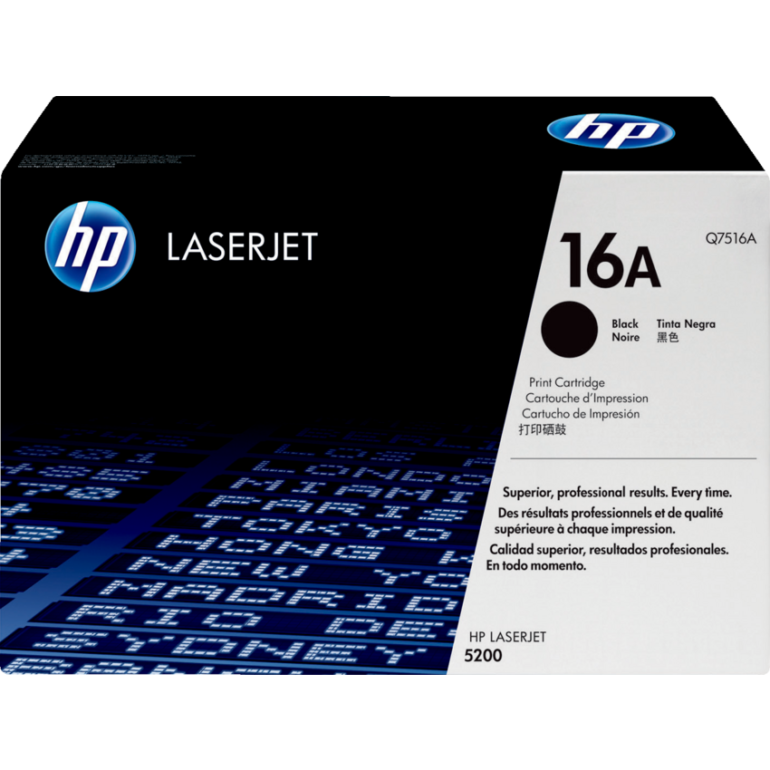 HP LaserJet Laser Cartridge #16A Black