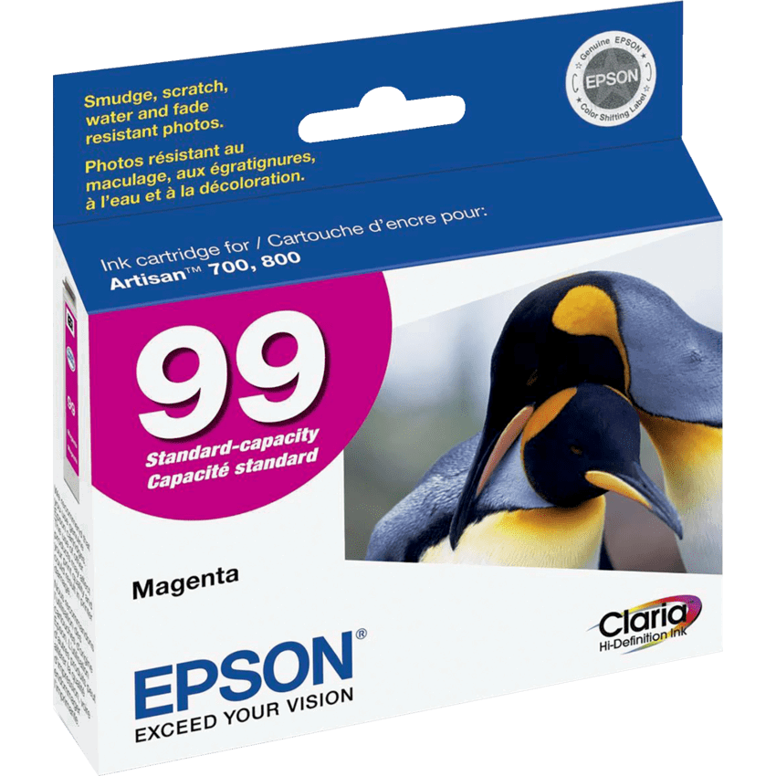 Epson® Claria Inkjet Cartridge T099320-S #99 Magenta