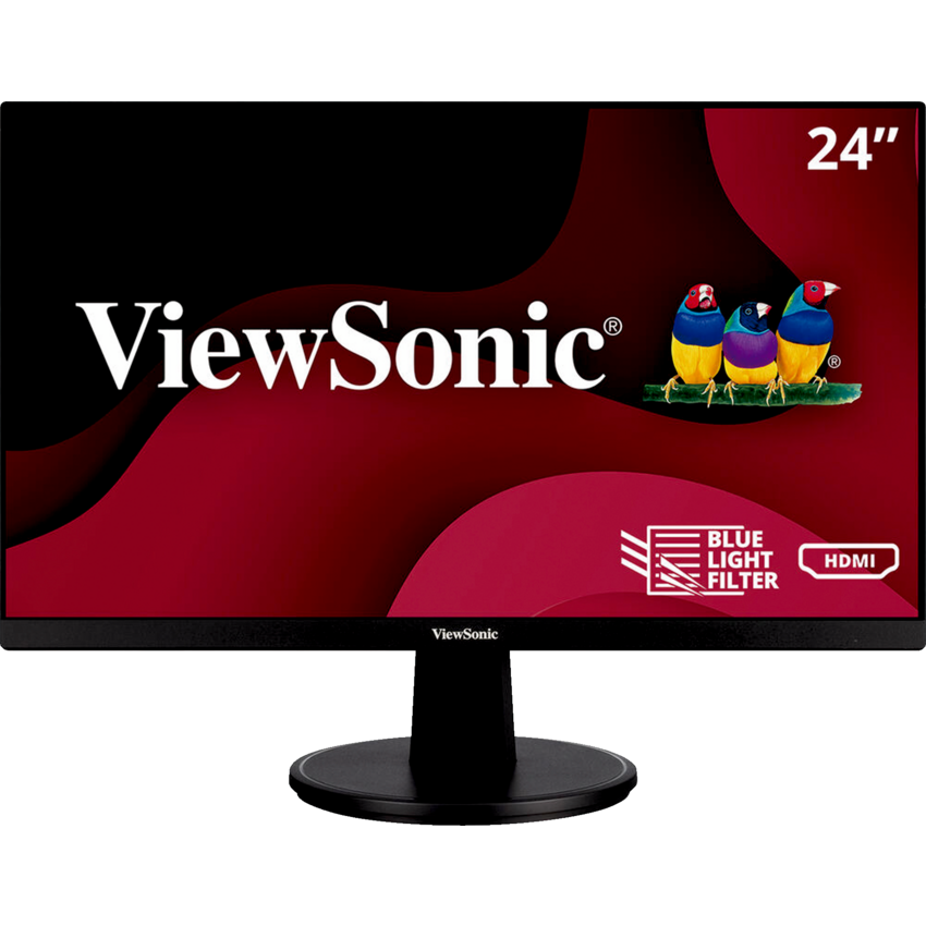 ViewSonic® VA2447-MH Monitor 24" Black