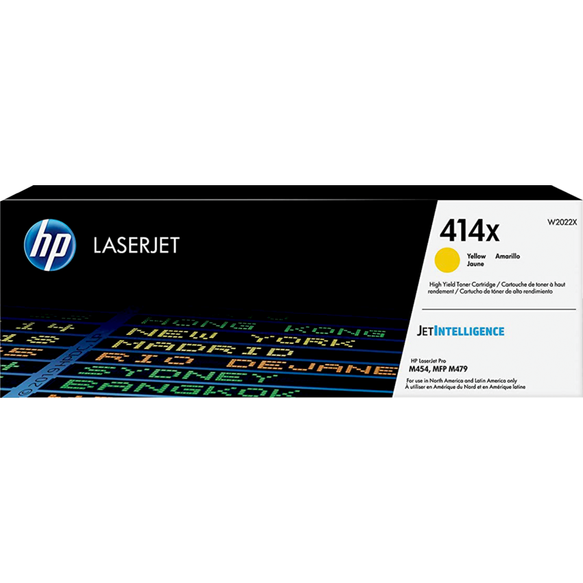 HP Laser Cartridges High Yield W2022X #414 Yellow
