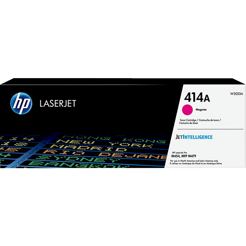 HP Laser Cartridges W2023A #414 Magenta