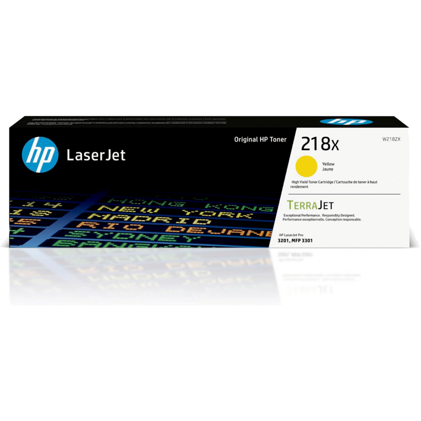HP LaserJet Laser Cartridge High Yield #218X Yellow