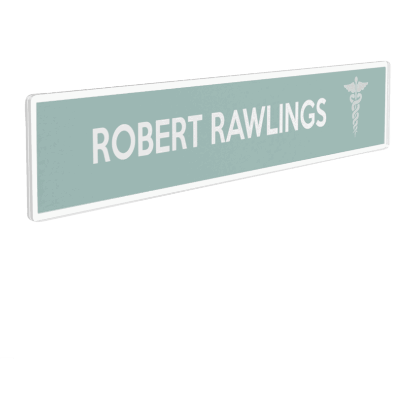 Deflecto® Superior Image® Nameplate Sign Holder 8-1/2"W x 2"H