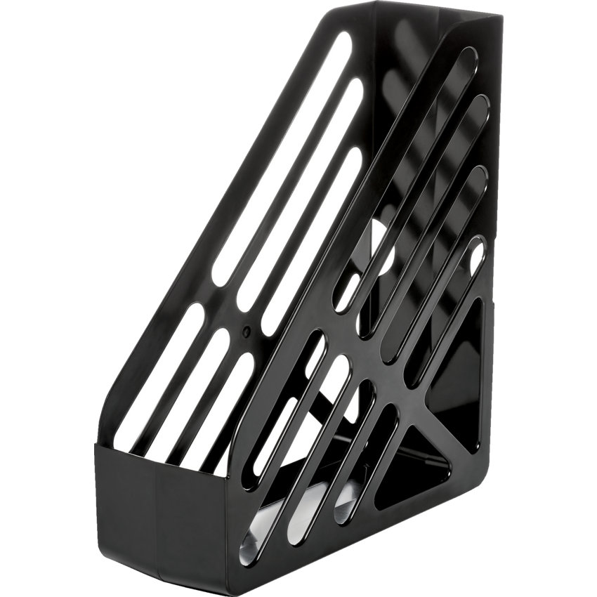 Deflecto® Antimicrobial Magazine File Black