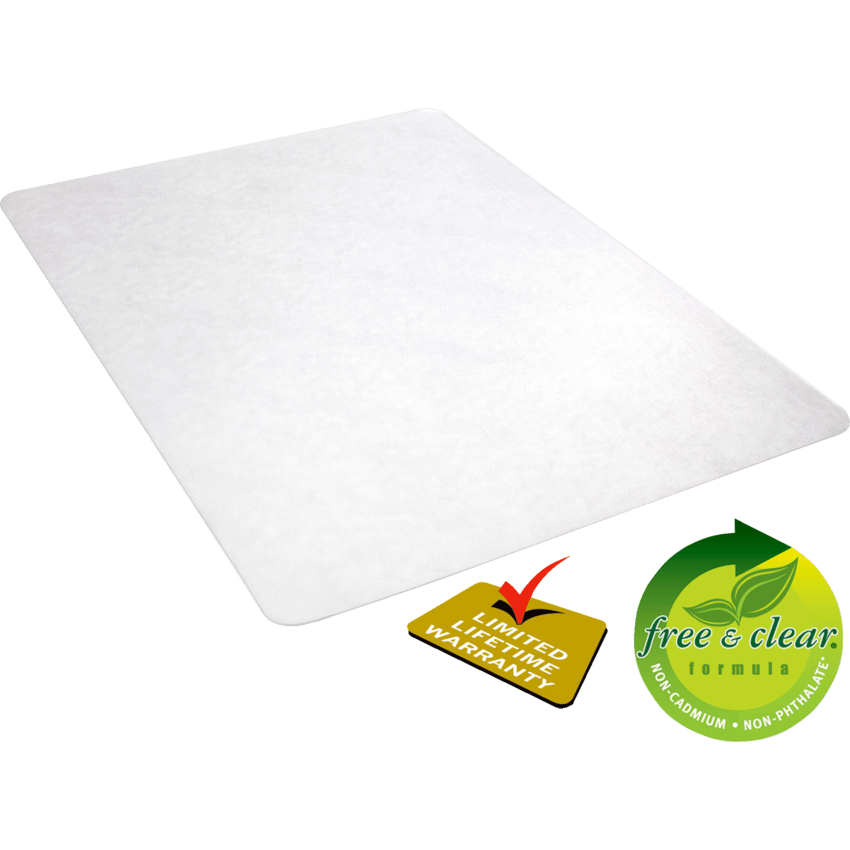 Deflecto® EconoMat® Hard Floor Chair Mat 46" x 60" Rectangular