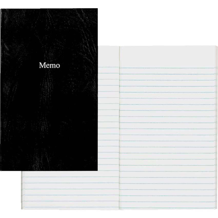 Blueline® Ecologix Memo Book 6-3/4" x 4" 100 pages Black