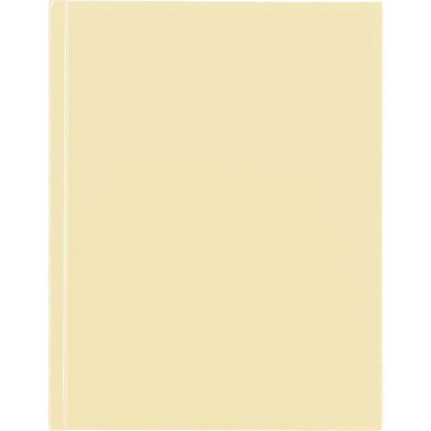 Blueline® Pastel Notebook Hard Cover 9-1/4" x 7-1/4" Vanilla