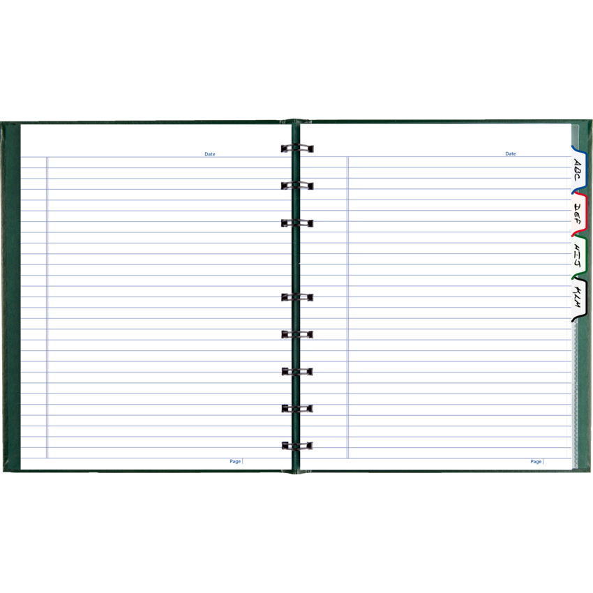 Blueline® NotePro™ Notebook Ruled 9-1/4x7-1/4" 192pgs Green