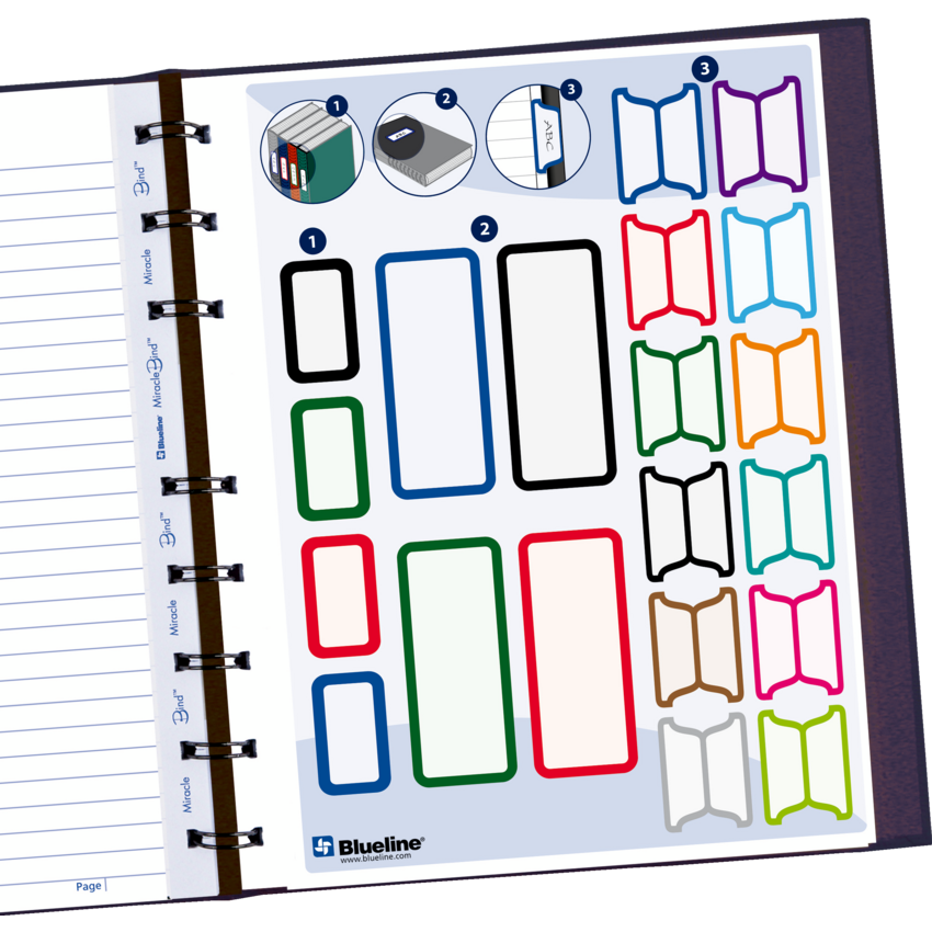Blueline® MiracleBind™ Notebooks 9-1/4" x 7-1/4" 150 pages Purple