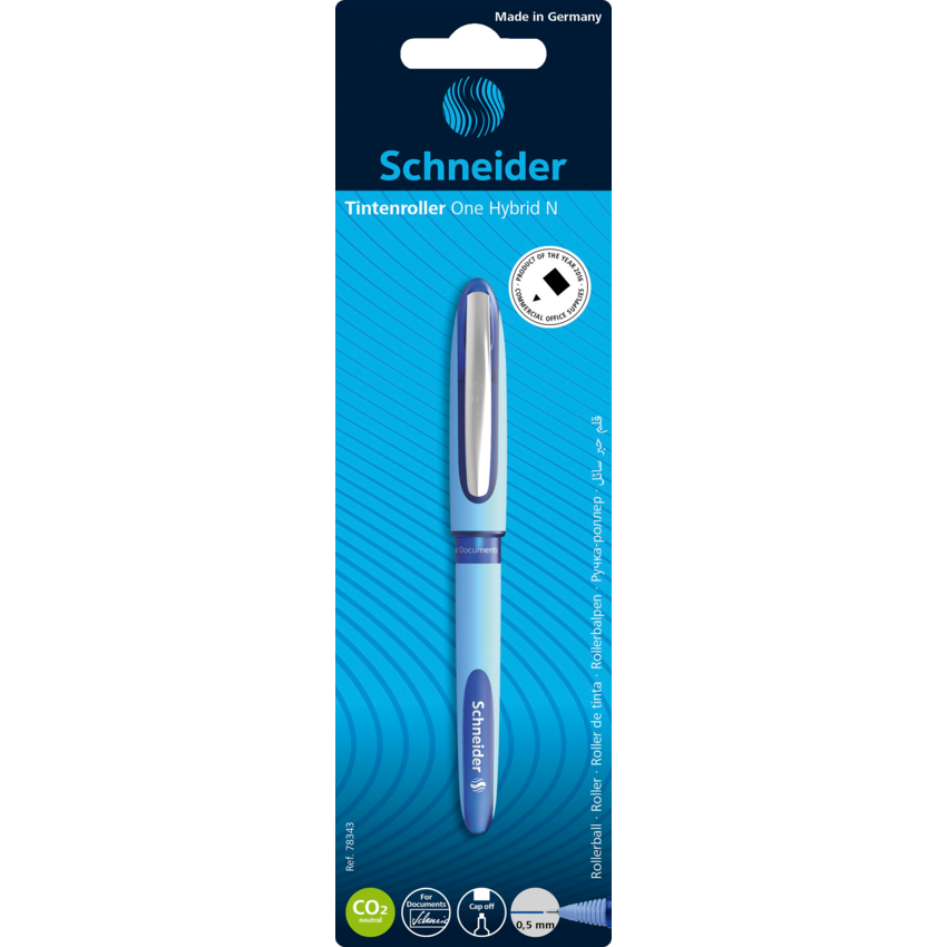 Schneider One Hybrid N Roller Pen 0.5 mm Blue