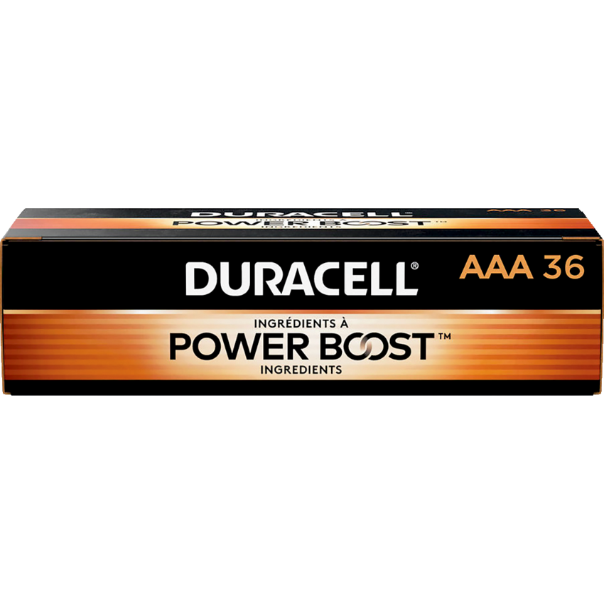 Duracell® CopperTop® Power Boost™ Batteries "AAA" 36/box