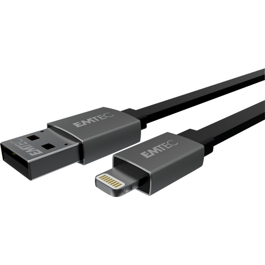 Emtec™ Charging Cables USB-A-Lightning Cable 4'