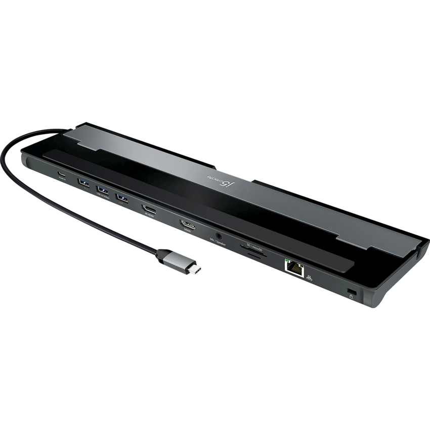 j5create® USB-C® Dual HDMI™ Docking Station Black