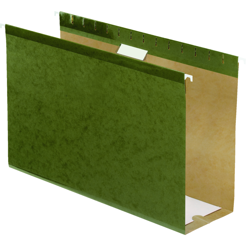 Pendaflex® Extra Capacity Hanging Folders 4" Legal Standard Green 25/box