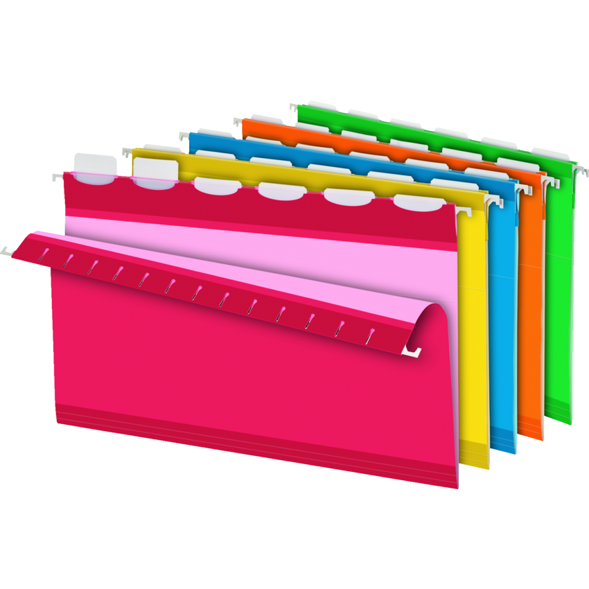 Pendaflex® Ready-Tab™ Hanging Folders w/Lift Tab™ Legal Assorted 25/box