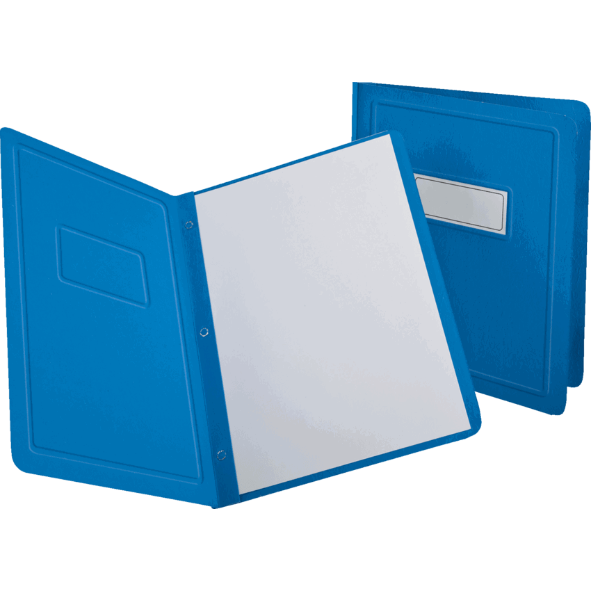 Oxford? Panel & Border Report Covers Letter Light Blue 6/pkg