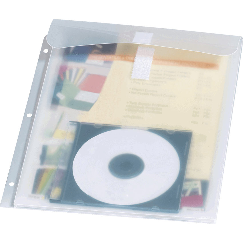 Oxford® Stash-It Binder Pocket™ Letter Frosted