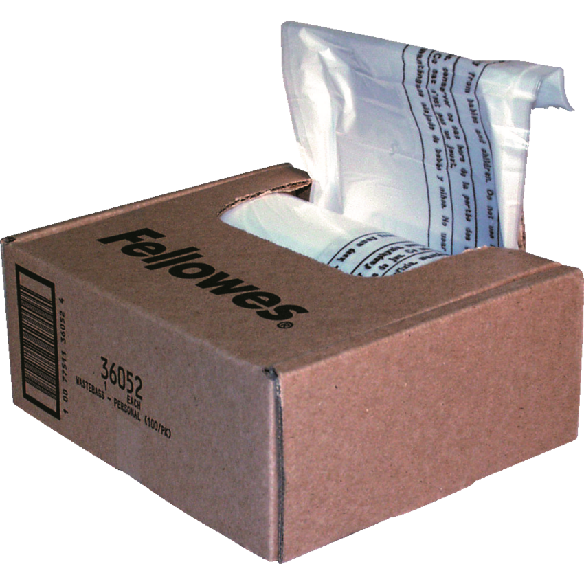Fellowes® PowerShred® Shredder Bags 44"W x 21"D x 48"H 50/box
