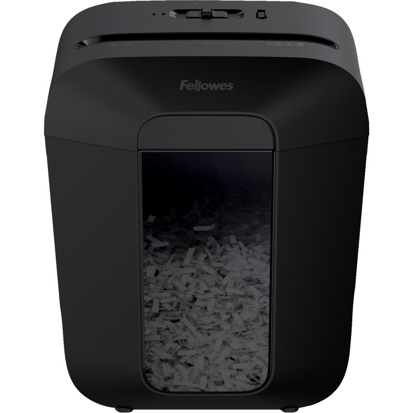 Fellowes® PowerShred® LX45 Cross-Cut Shredder Black