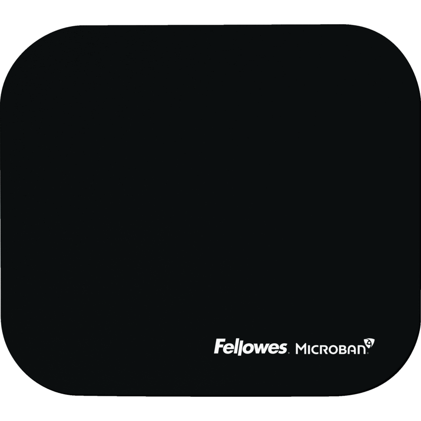 Fellowes® Microban® Ultra Thin Mouse Pad 9" x 8" Black