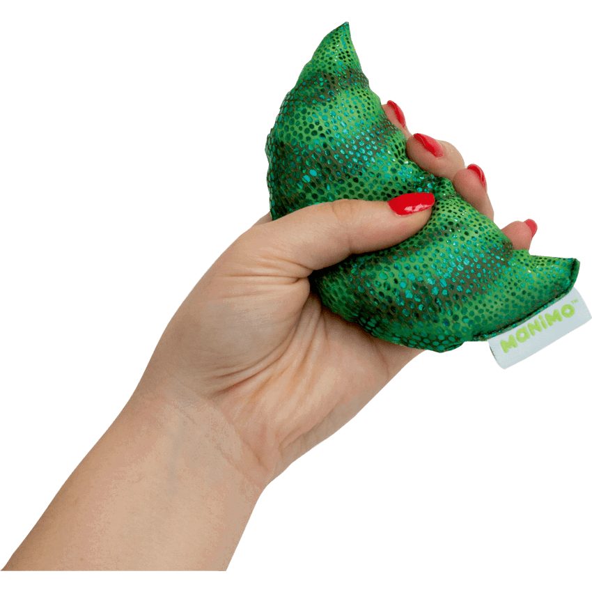 Manimo® Stress Ball Half Moon 14cm Green