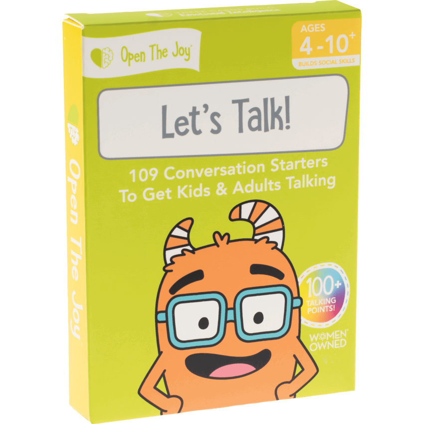 Open The Joy® Let’s Talk! Conversation Cards English 54/pkg