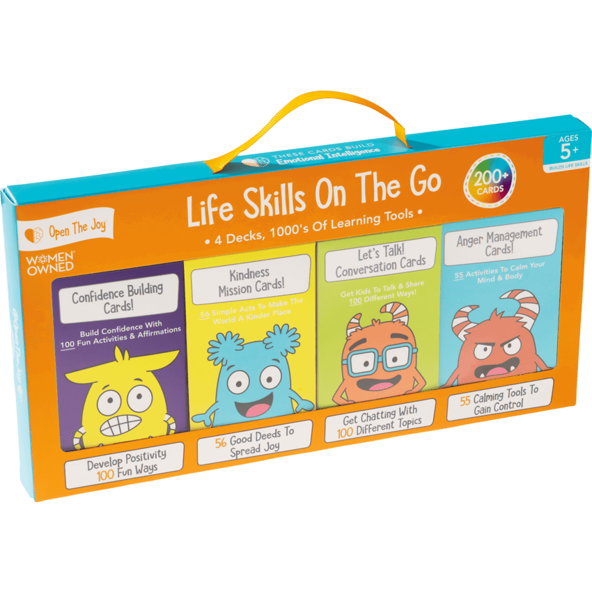 Open The Joy® Life Skills On The Go Cards! English