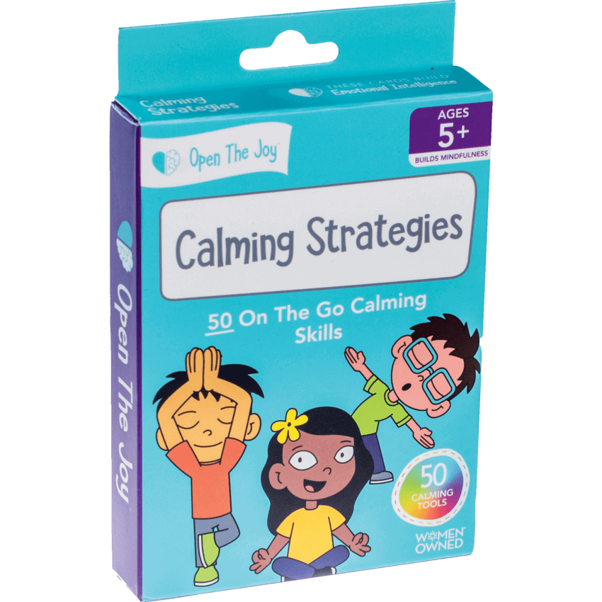Open The Joy® Calming Strategies Cards English 50/pkg