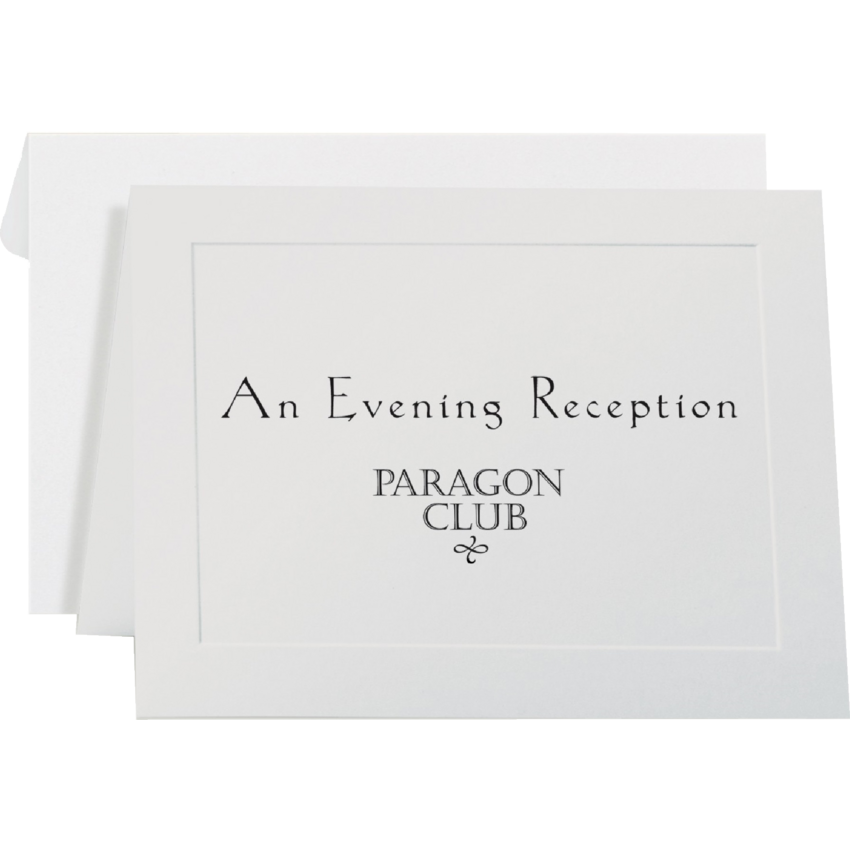 St. James® Overtures™ Embossed Note Cards White 40 sets/pkg