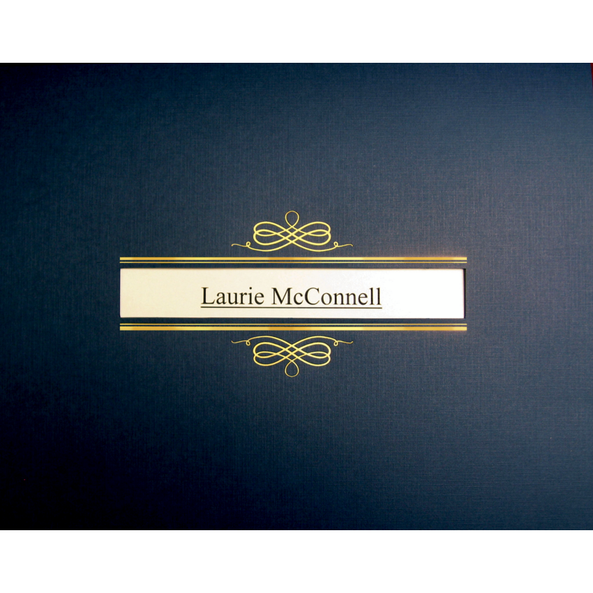 St. James® Overtures Certificate Holder with Window 5/pkg Navy Blue